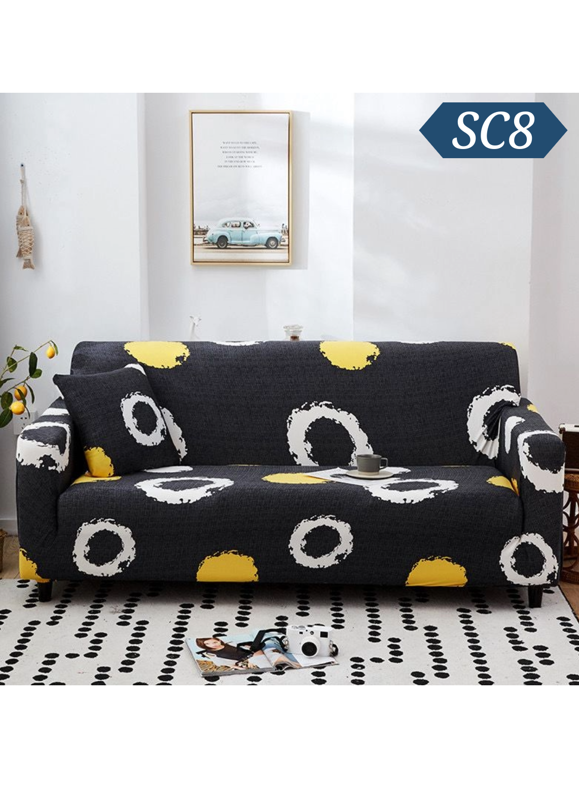 彈力全包梳化套 SC8