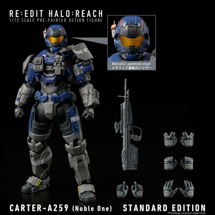 1000toys : 1/12 RE:EDIT HALO: REACH - Carter-A259 (Noble One)