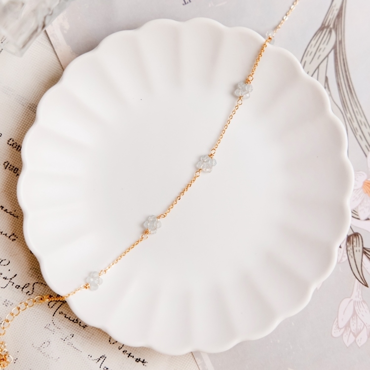 ｜誕生石｜初見花語 · 3月 – 海藍寶 – 手鍊