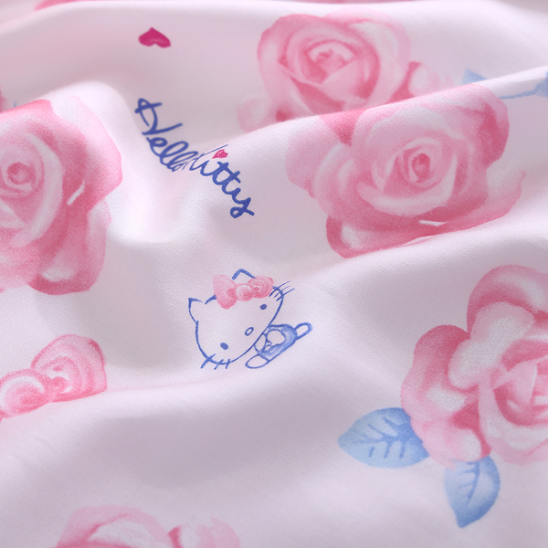 HELLO KITTY床包兩用被組 | 萊賽爾天絲 | 粉色浪漫 約定篇