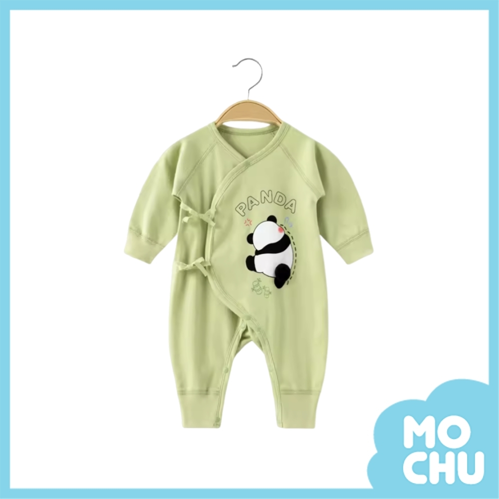 帥氣熊貓綁帶連身衣