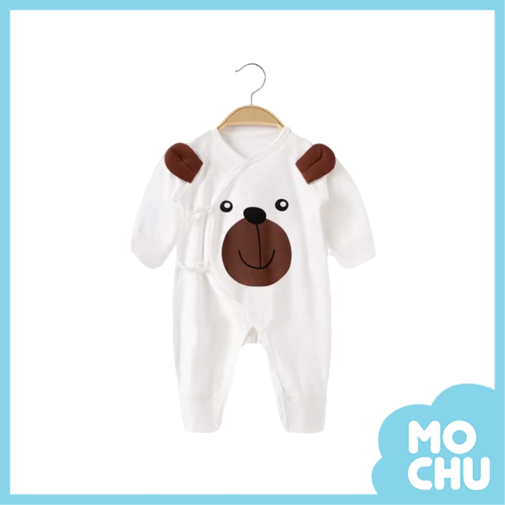 大臉小熊綁帶連身衣