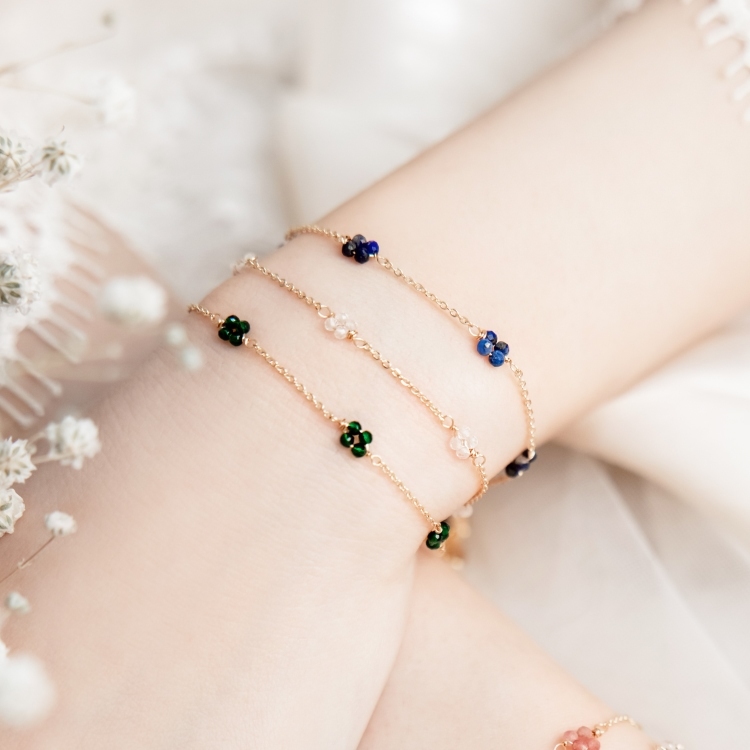 ｜誕生石｜初見花語 · 9月 – 青金石 – 手鍊