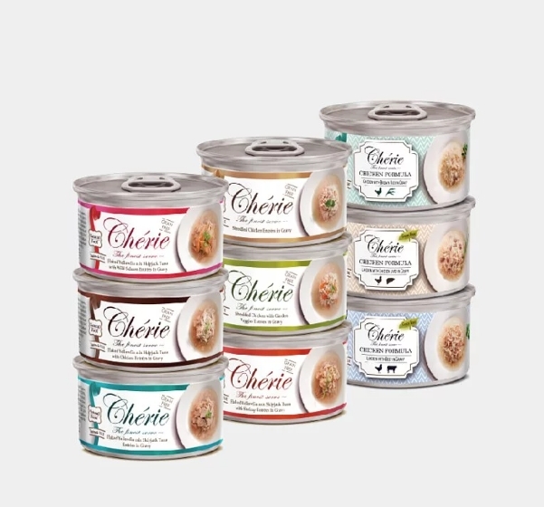 Cherie 法麗｜ 招牌微湯汁 80g/165g (貓咪湯罐)