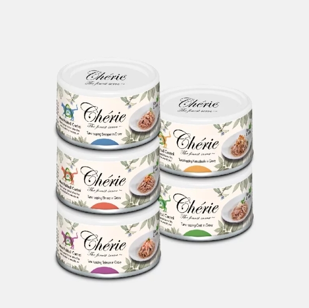 Cherie 法麗｜化毛配方微湯汁 80g (貓咪湯罐)