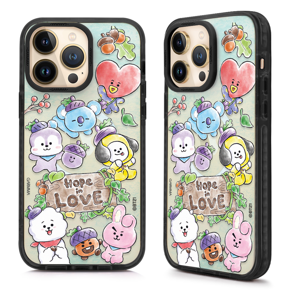 宇宙明星BT21 iPhone 14系列 磁吸款保護殼 許願樹