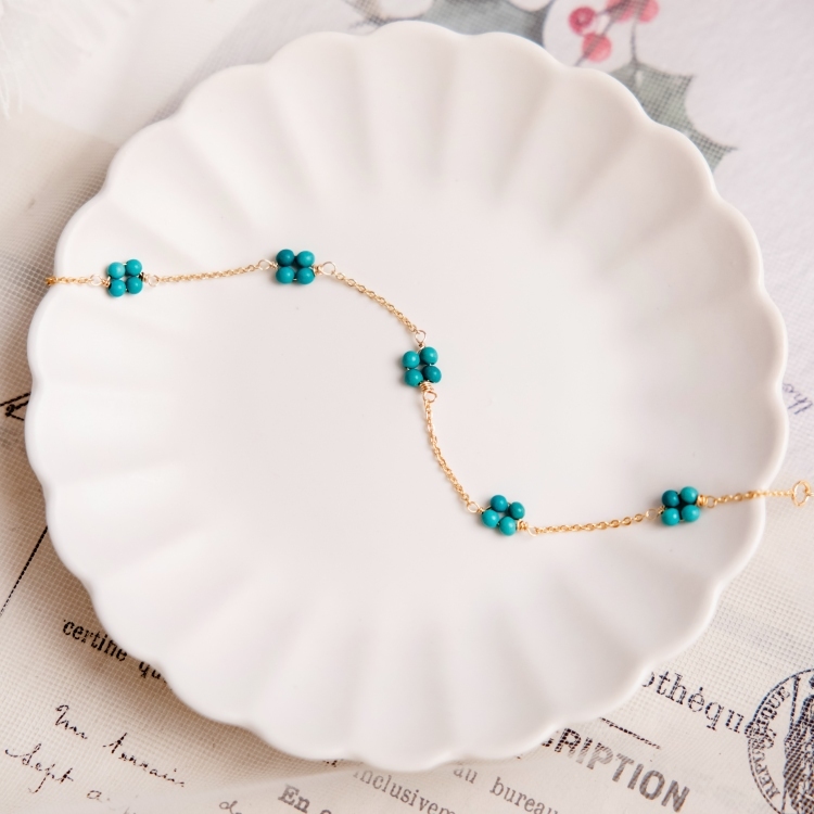 ｜誕生石｜初見花語 · 12月 – 綠松石 – 手鍊