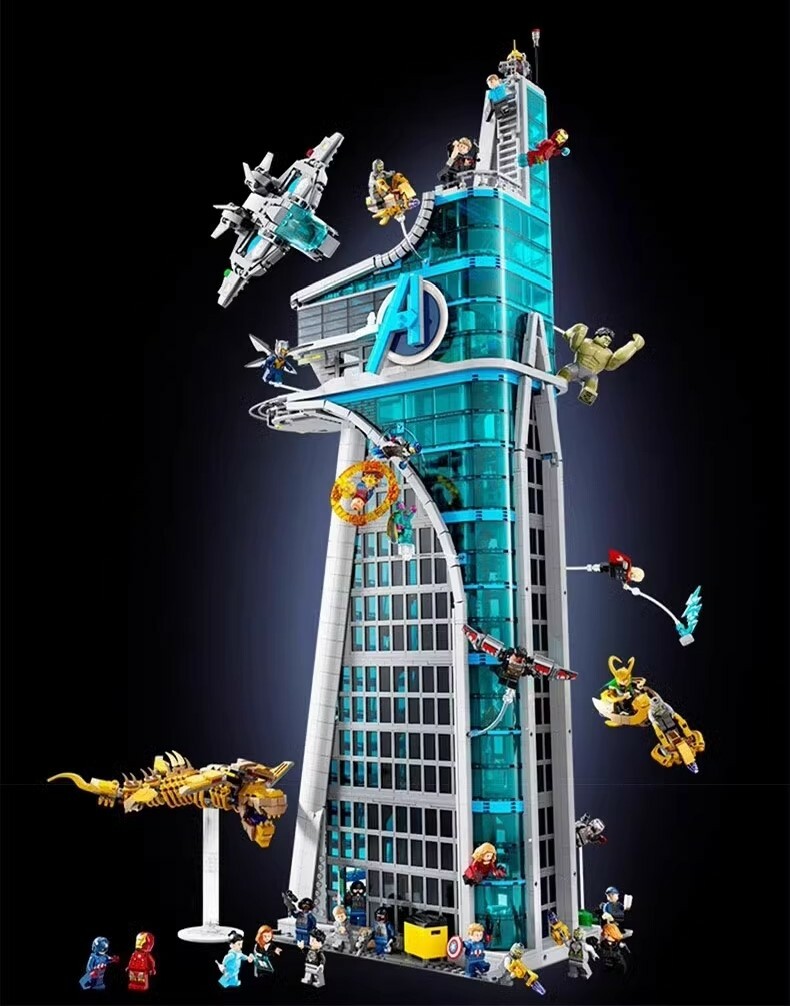 Marvel Lego Custom Avengers Tower LEGO Marvel Avengers: Avengers