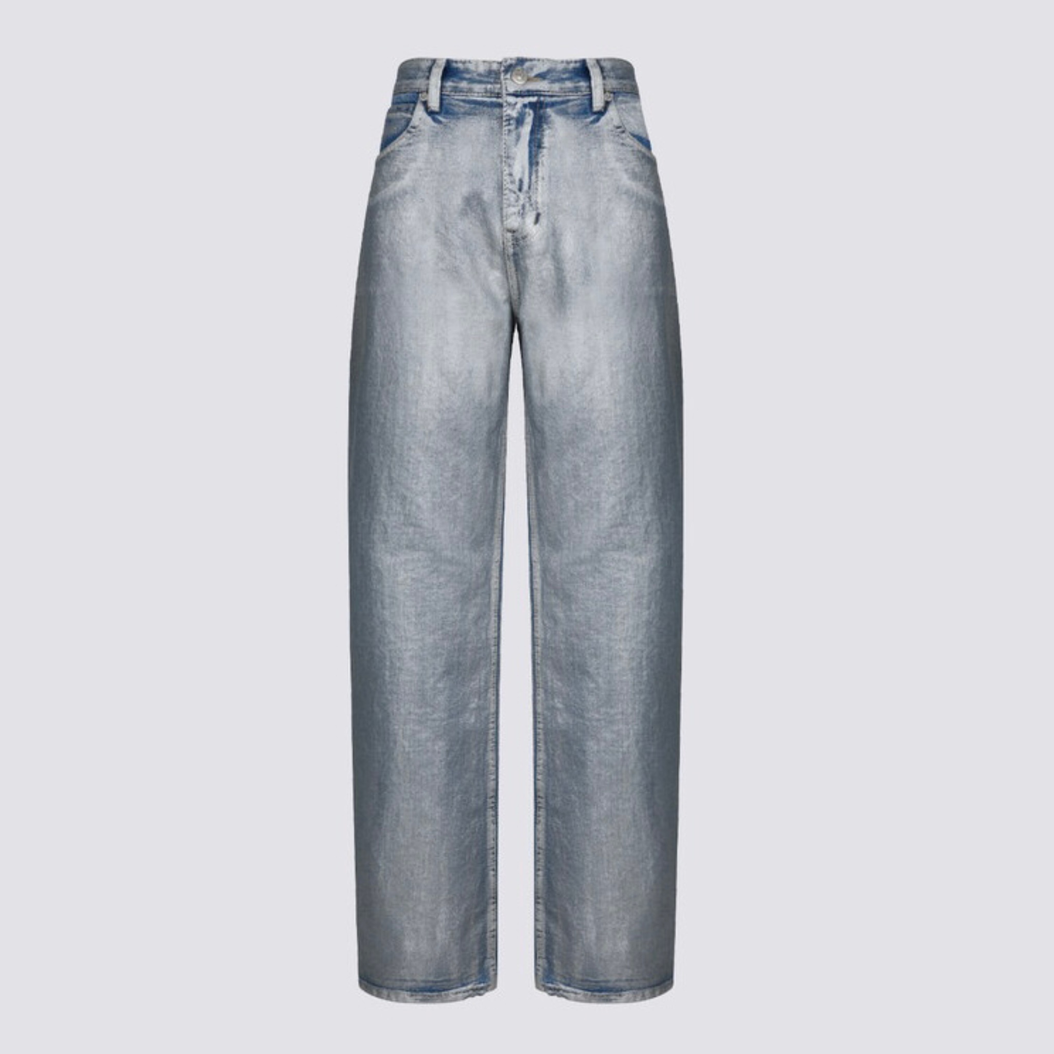 [PROJECT WAVE] SILVER DENIM PANTS