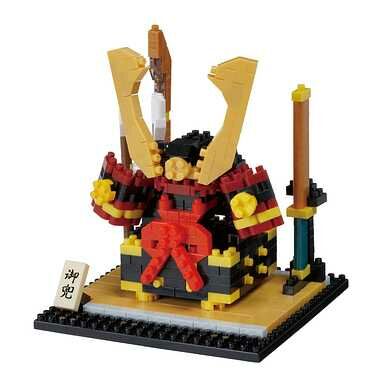 《 Nanoblock 迷你積木 》NBH-240 日本武士頭盔裝飾