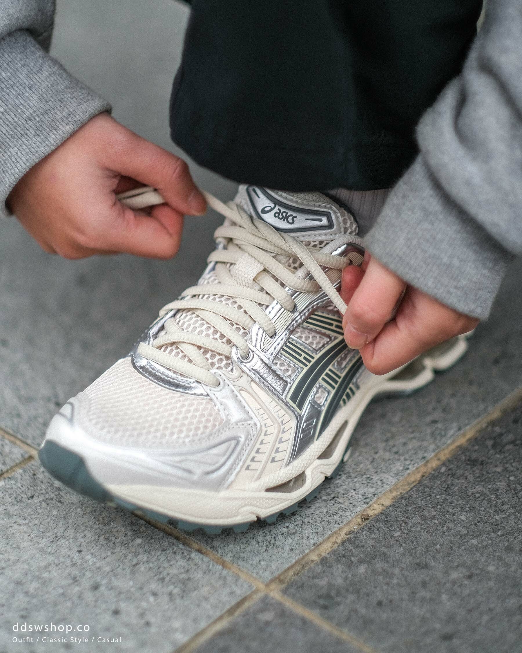 ASICS KAYANO-14  JJJ平替款 米綠配色