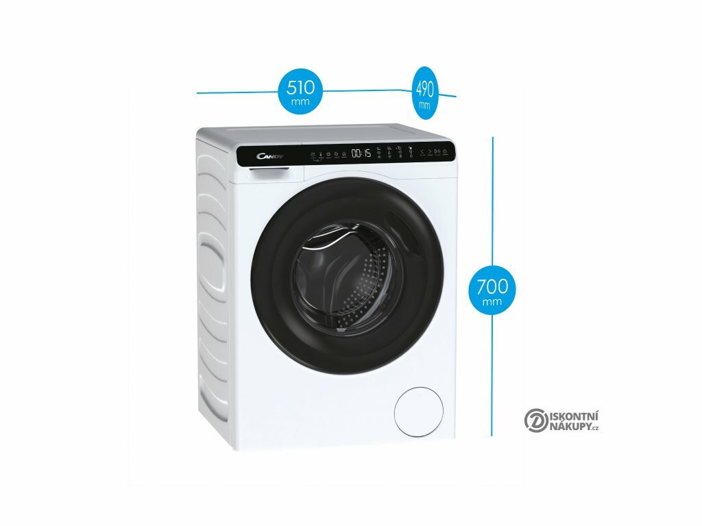 Candy 金鼎 CW50-BP12307-S 5公斤 1200轉 變頻前置式洗衣機