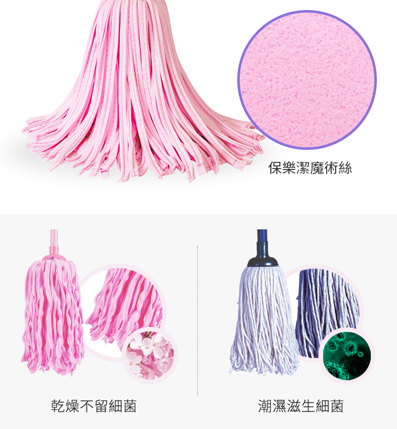 Prologic保樂潔-PM6000T-魔術絲拖把