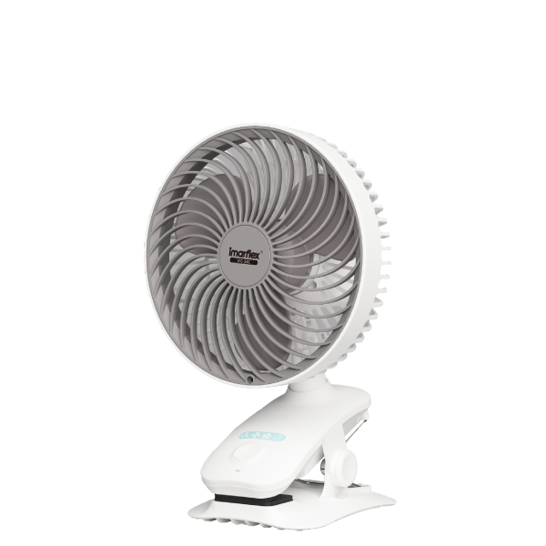 伊瑪  Imarflex  IFC-14C‧5.5吋‧USB充電檯夾兩用扇‧香港行貨,原廠2年保養‧