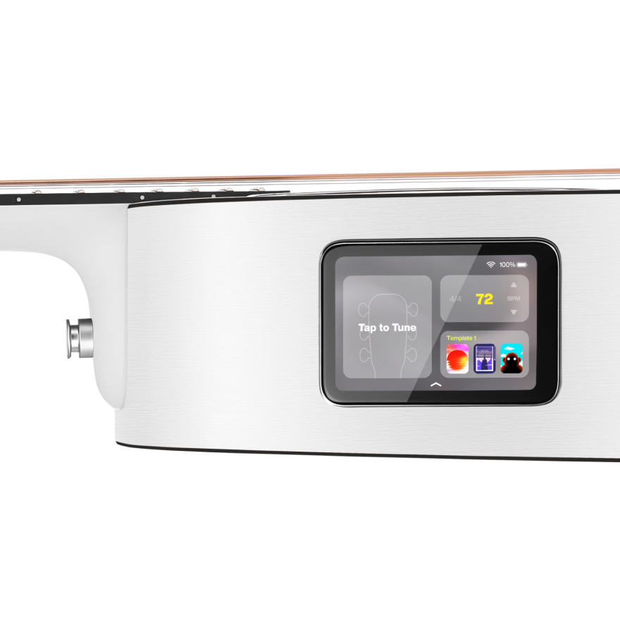 LAVA MUSIC 拿火 LAVA ME play 拿火 36吋 HPL 智能 吉他 冰雪白 第 2 張圖片｜三峽吉他 / Bass