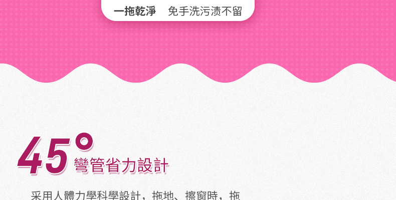 Pro Logic 保樂潔-PM5000A-迷你加長版拖把