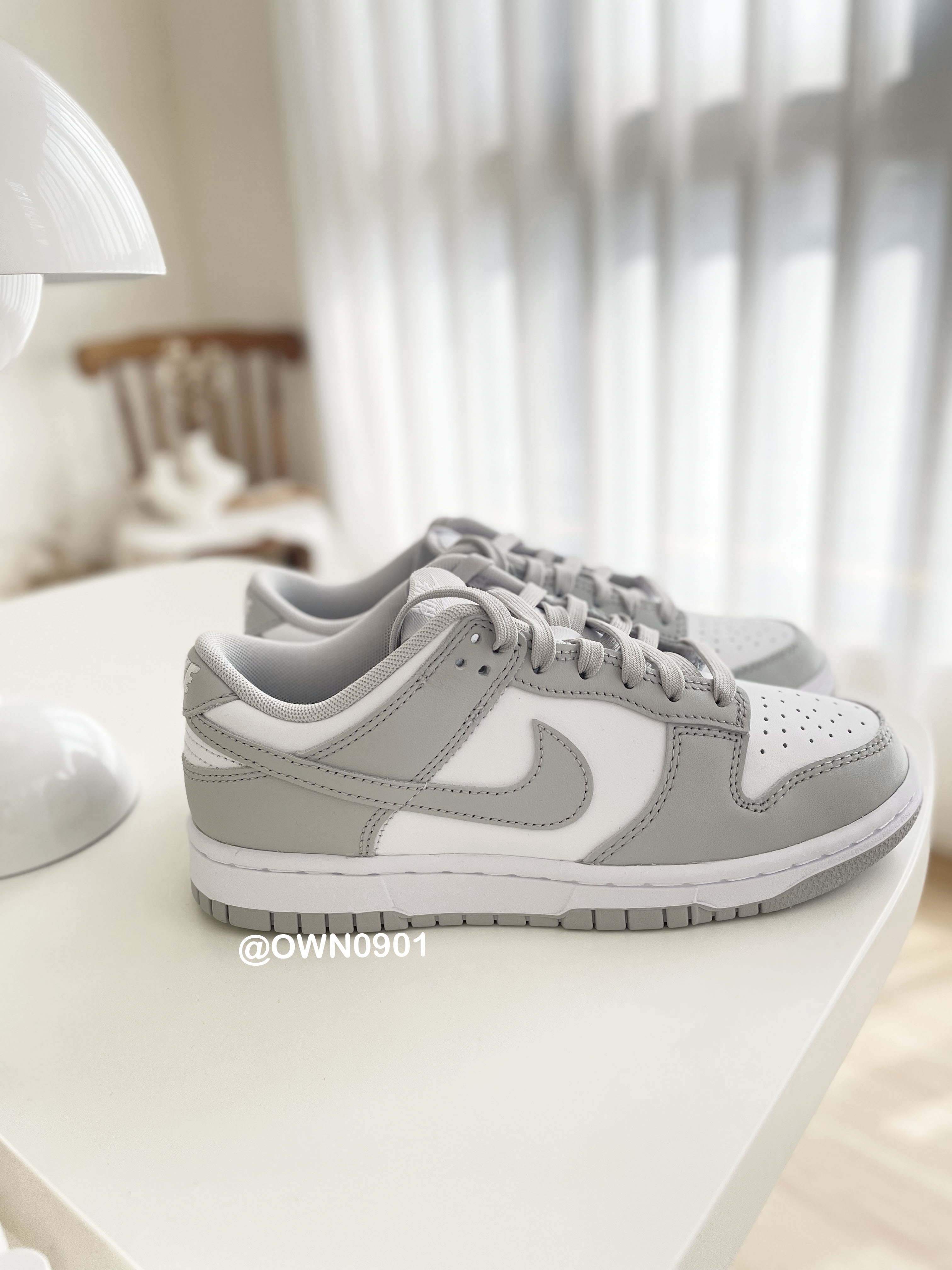 【OWN】NIKE DUNK LOW 經典 休閒 板鞋 休閒鞋 灰白 成人款 DD1391-103