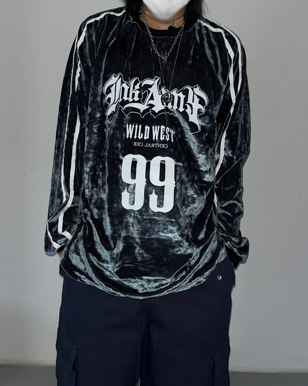 99 Velua雙線長袖T卹