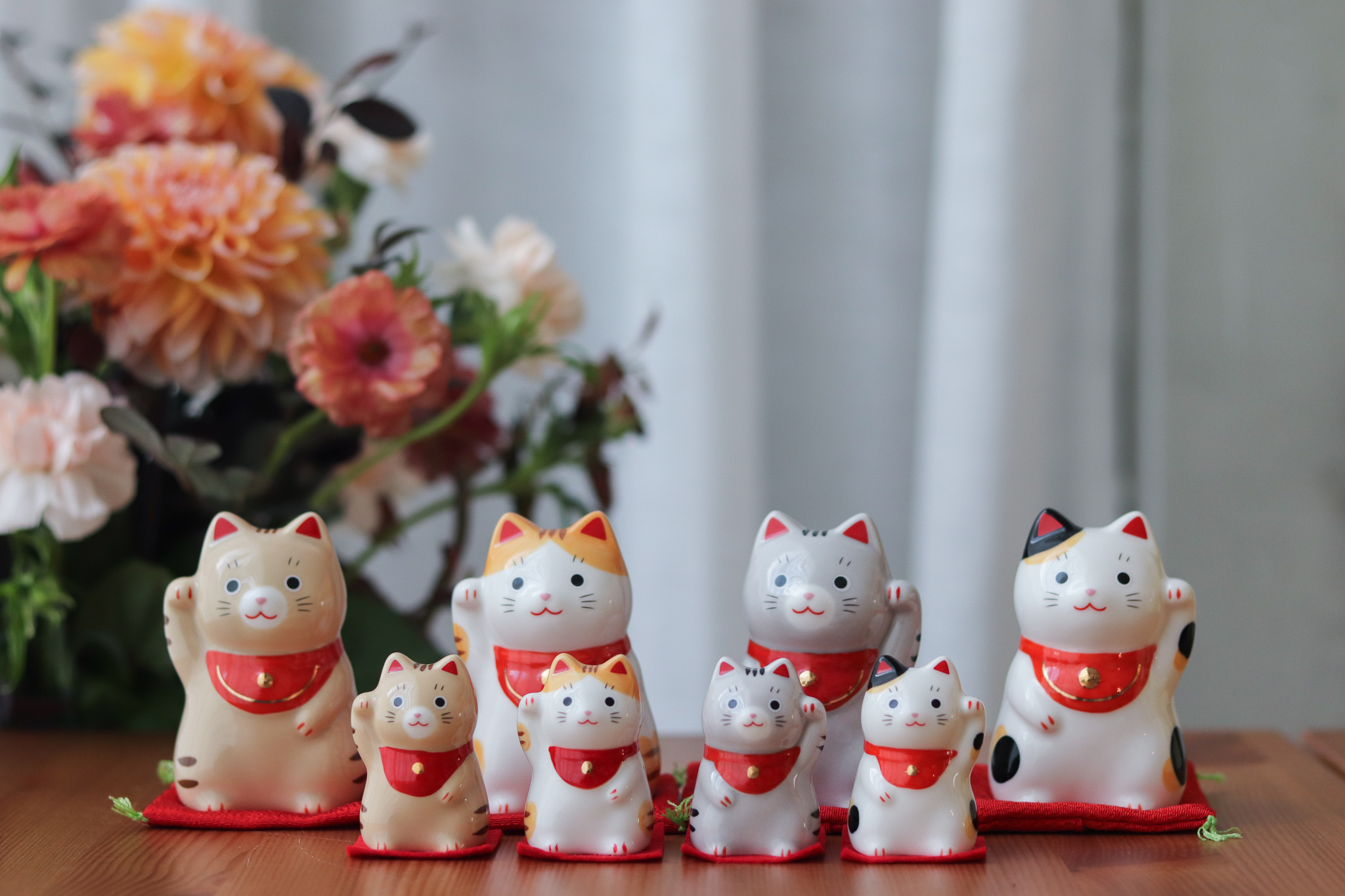 日本 藥師窯 福來招財貓