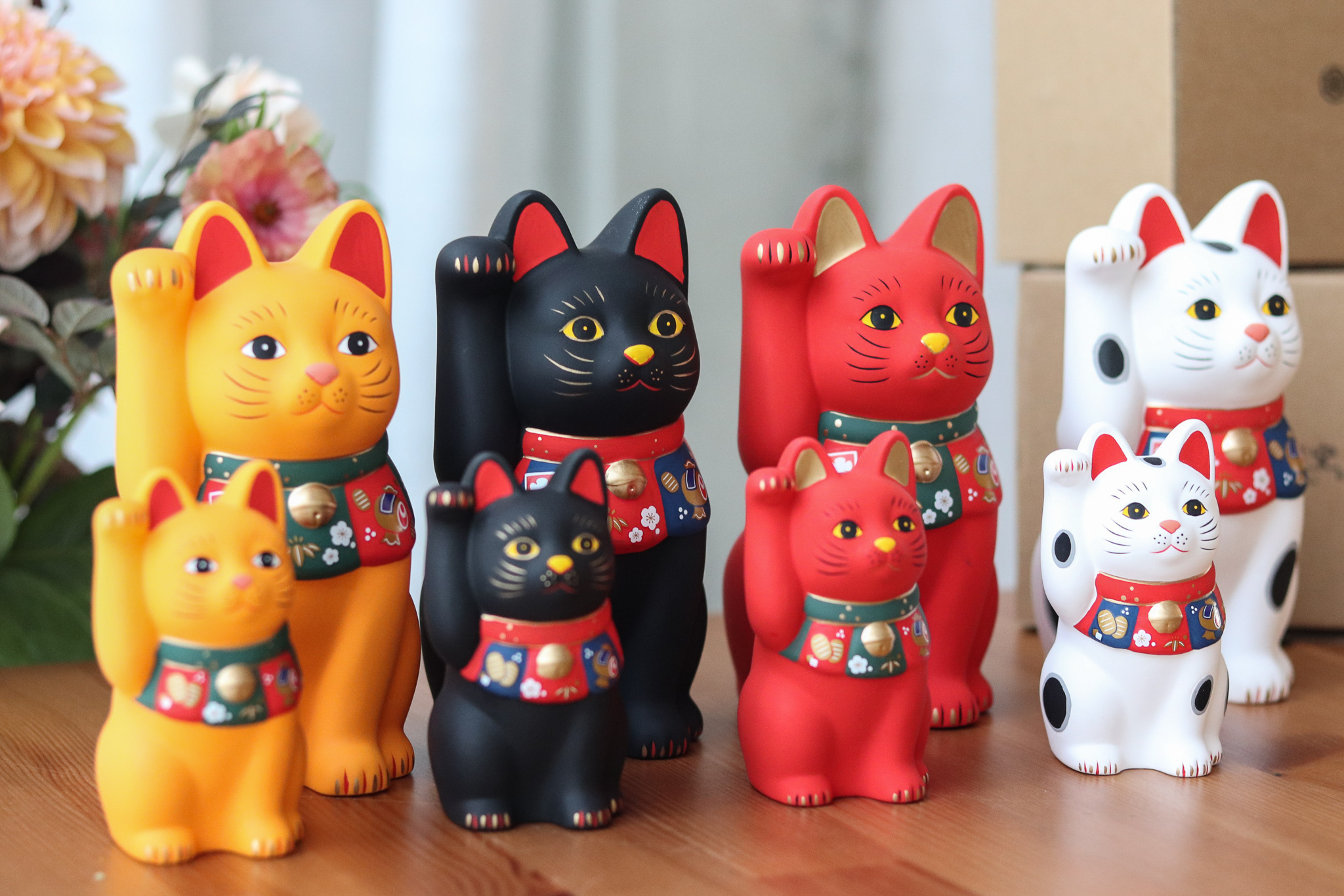 日本 藥師窯 招財貓