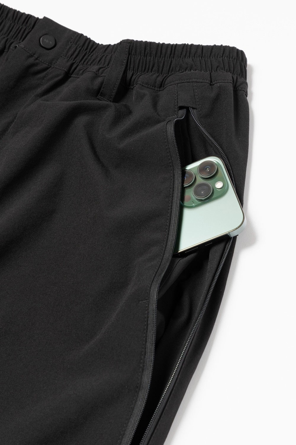 ROTOL - TWIST ZIP TECH TRACK PANTS / BLACK