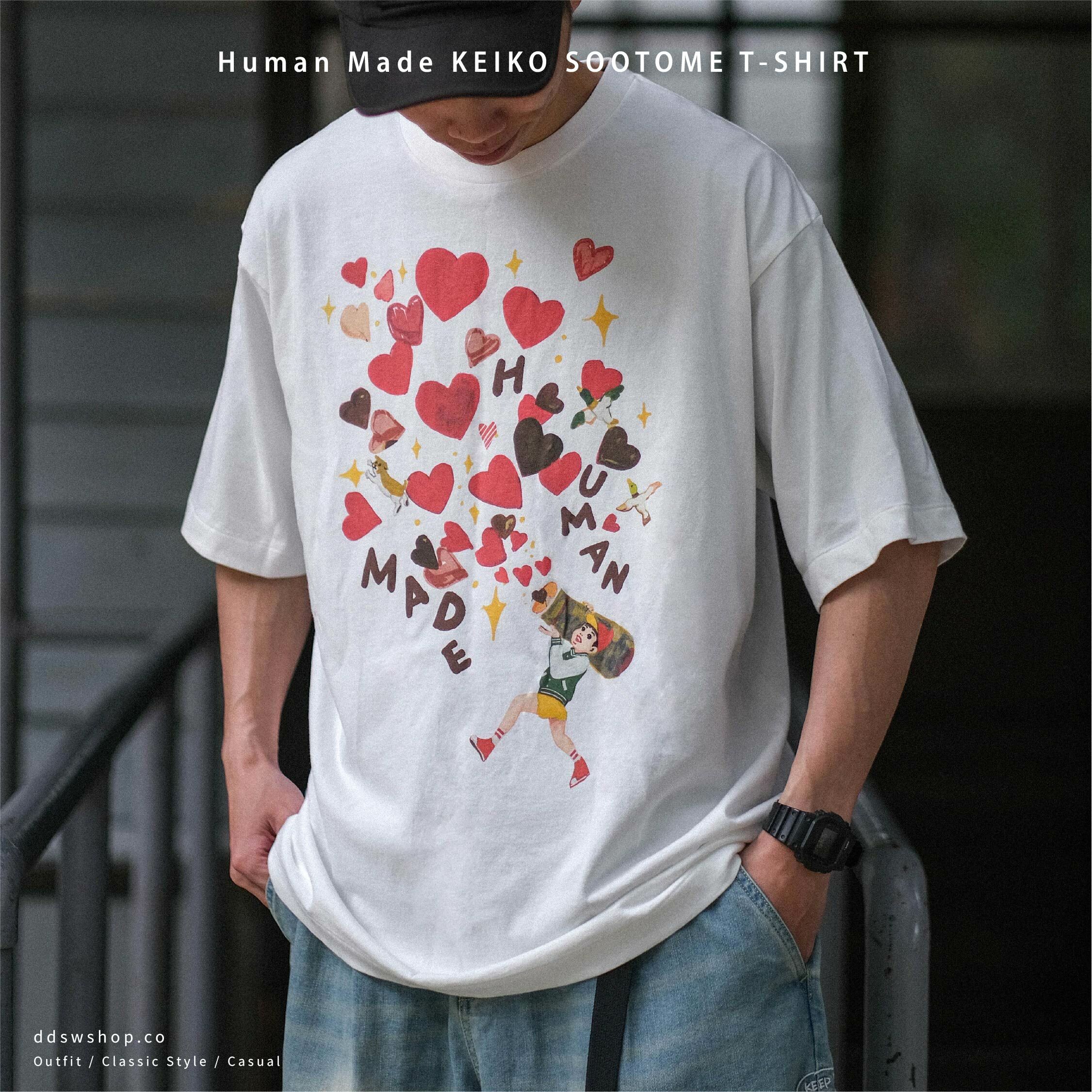 Human made 情人節限定款短Tee 白色