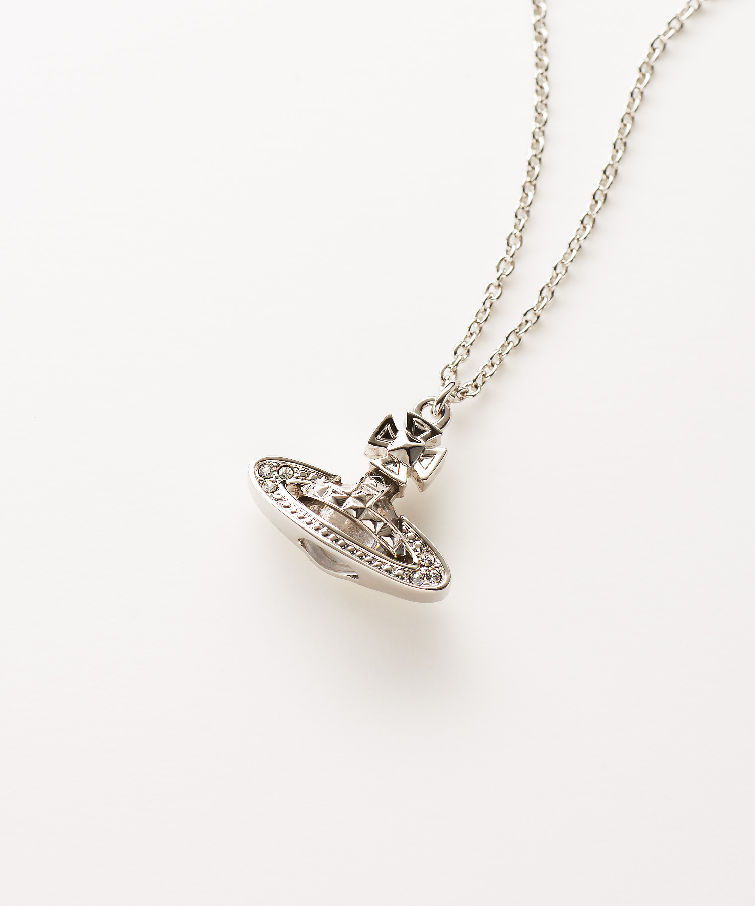 VIVIENNE WESTWOOD PINA SMALL BAS RELIEF PENDANT - SILVE