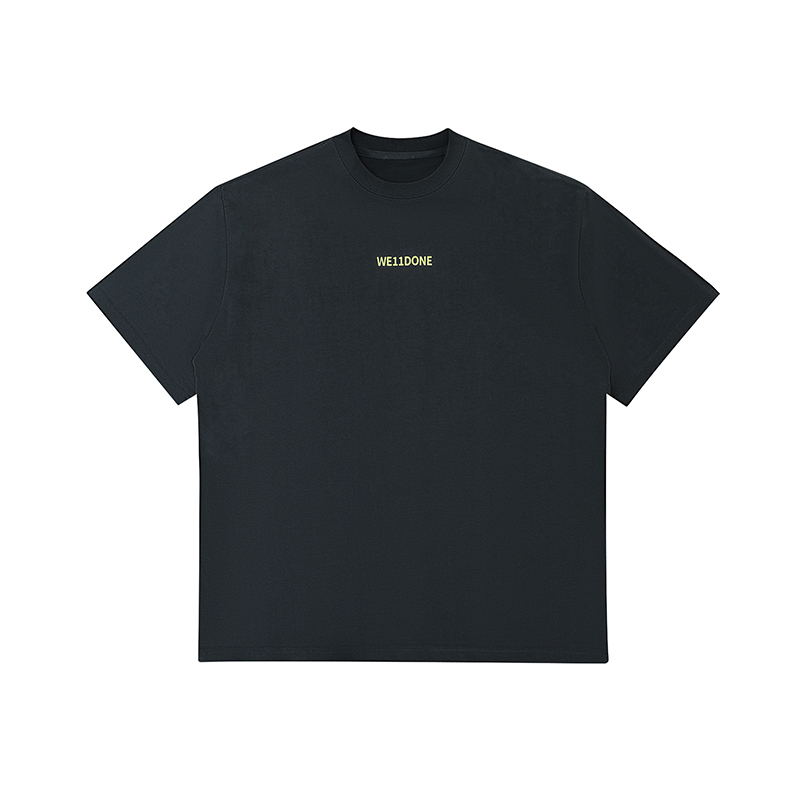 WE11DONE 前後logo短踢 (2色)