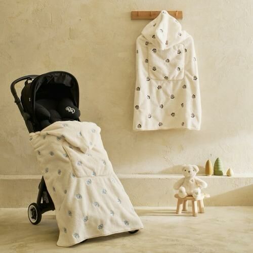 圓圓臉玩人物PREMIUM系列-極細纖維背巾毯