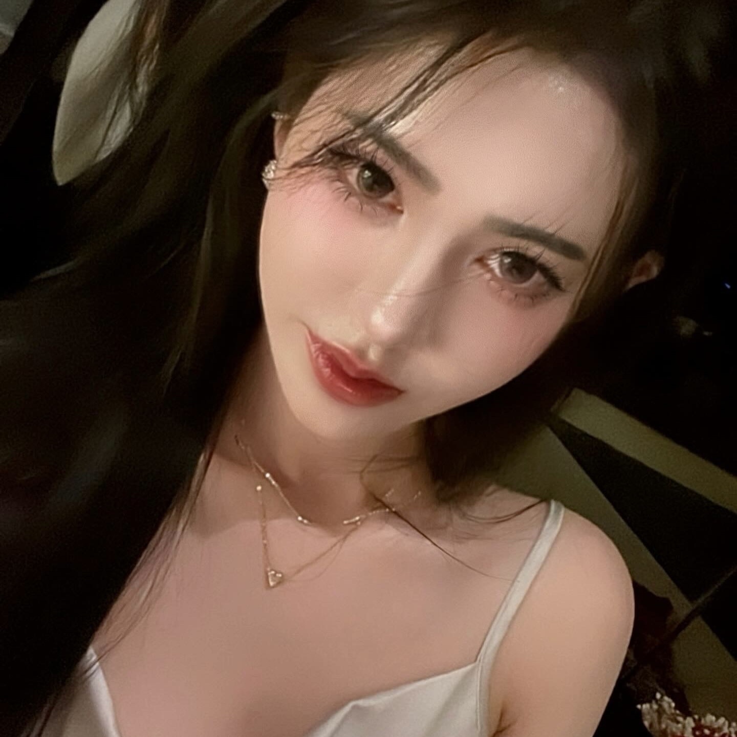 氛圍鬆弛感必須 碎金銀子一體細項鍊