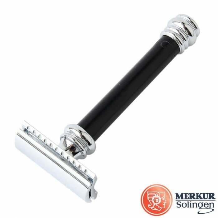MERKUR 38B 黑色陽極氧化重手感剃鬚刀