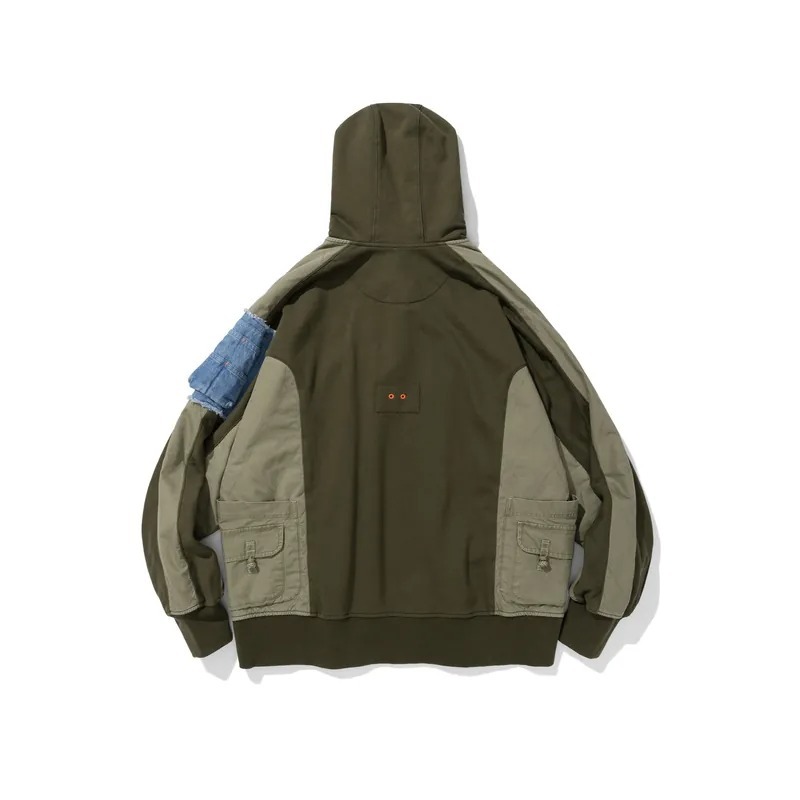 未知領域 Ranger Drop.3 UN#1813 Zip Hoodie 軍綠