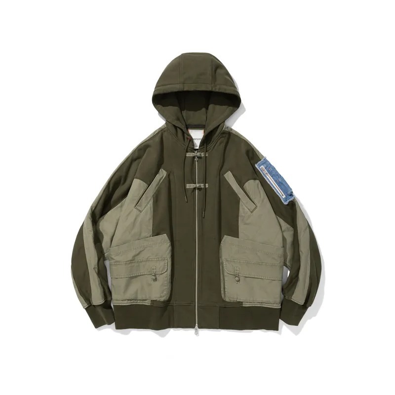 未知領域 Ranger Drop.3 UN#1813 Zip Hoodie 軍綠