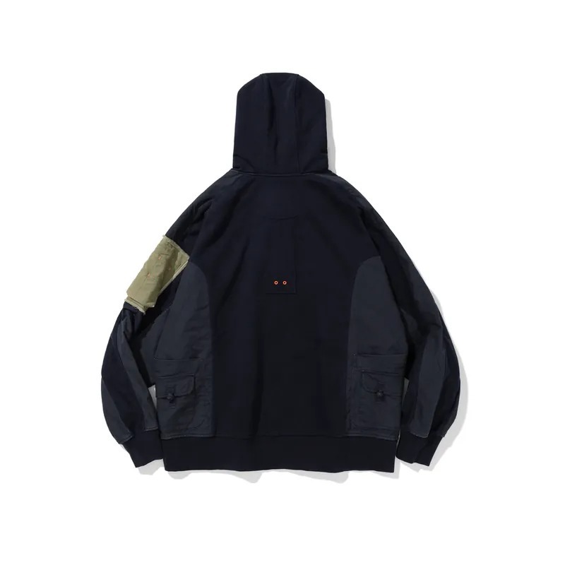未知領域 Ranger Drop.3 UN#1813 Zip Hoodie 海軍藍
