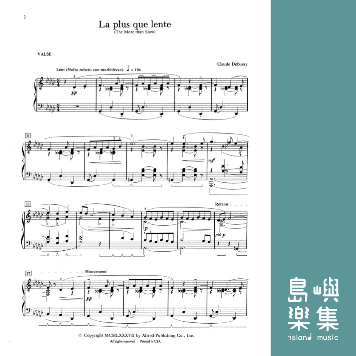 Debussy: La plus que lente