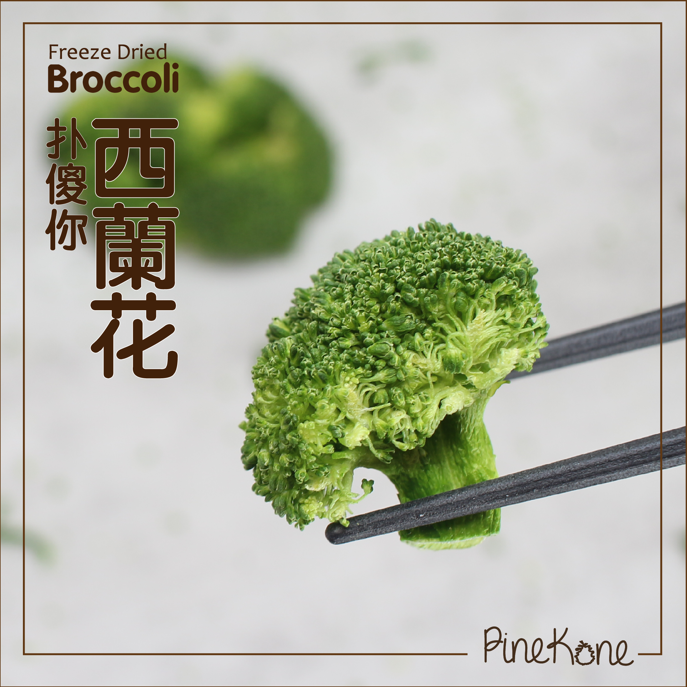 Pinekone - 凍乾西蘭花 Broccoli 10g