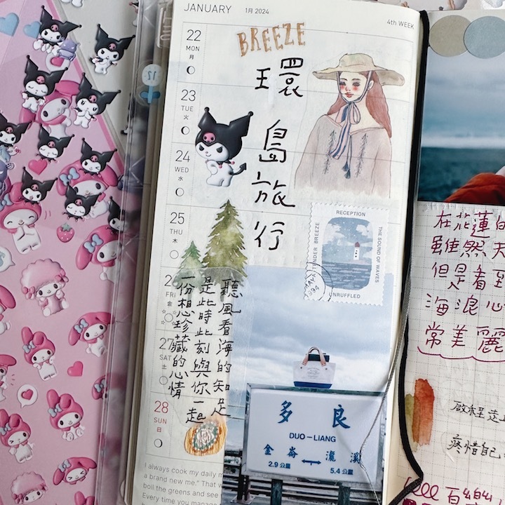 三麗鷗系列 亮面3D風 手帳貼紙