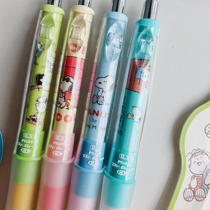 史奴比 x Dr.GRIP健握搖搖筆 自動鉛筆0.5mm｜日本PILOT