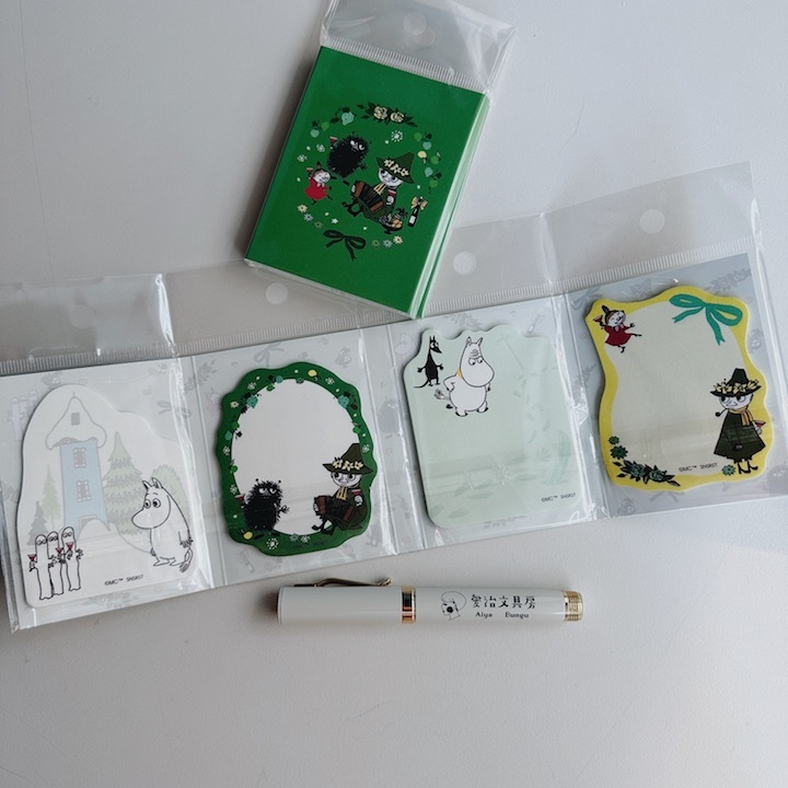 嚕嚕咪 小不點 60枚書型便條貼|日本Moomin