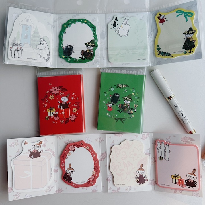 嚕嚕咪 小不點 60枚書型便條貼|日本Moomin