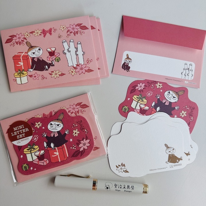 小不點 5枚 小卡片＋信封組|日本Moomin