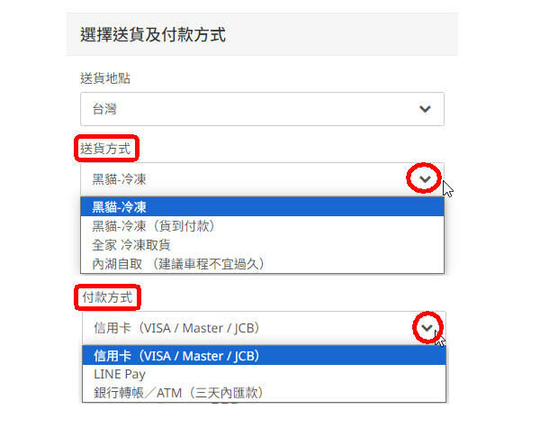購物方式選擇 ∣ 天時莓果