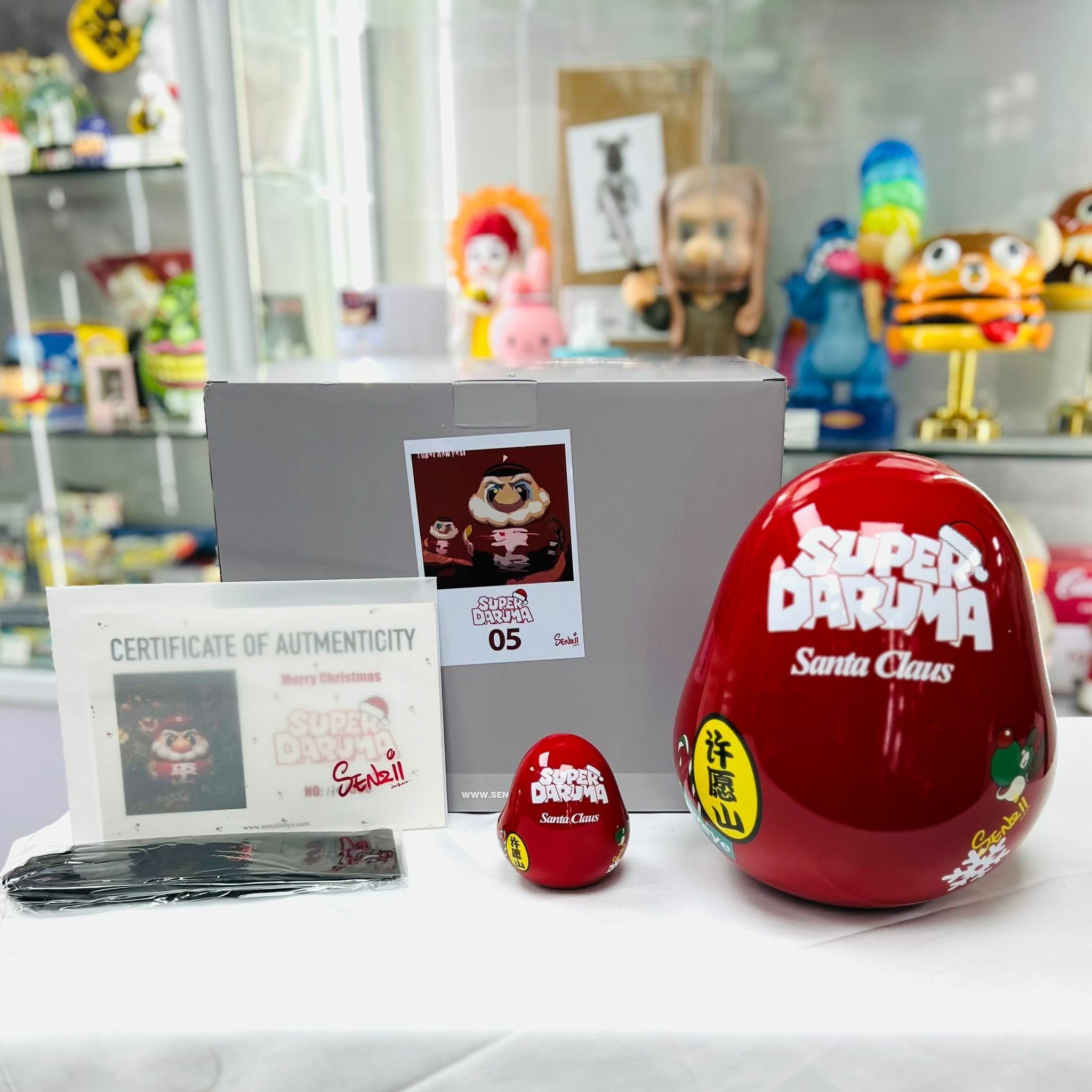 SENZII千紙×超級達摩 SuperDaruma 《平安》SuperDaruma(25cm/9cm)