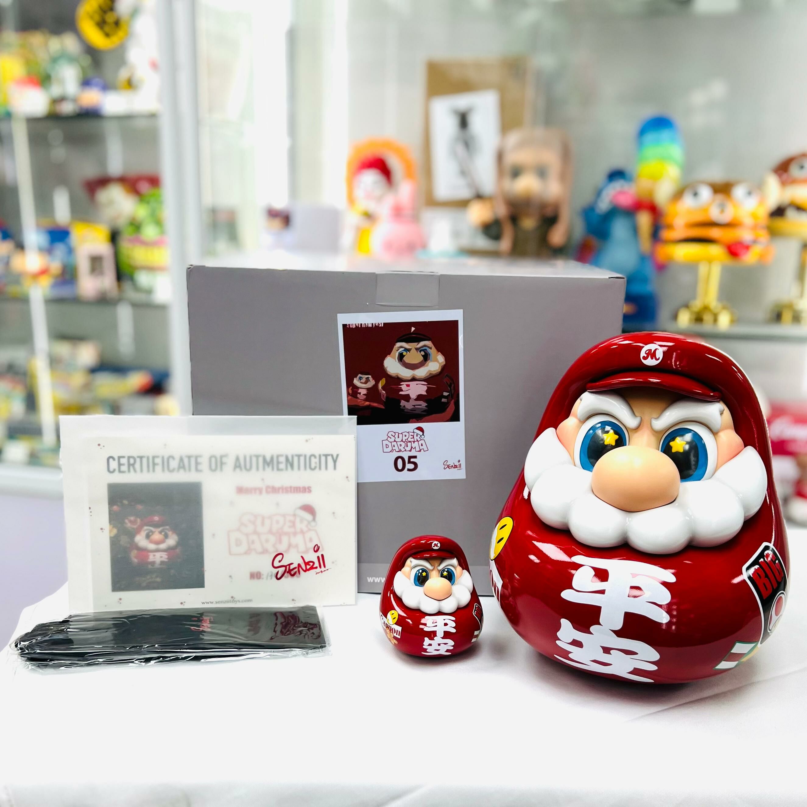 SENZII千紙×超級達摩 SuperDaruma 《平安》SuperDaruma(25cm/9cm)