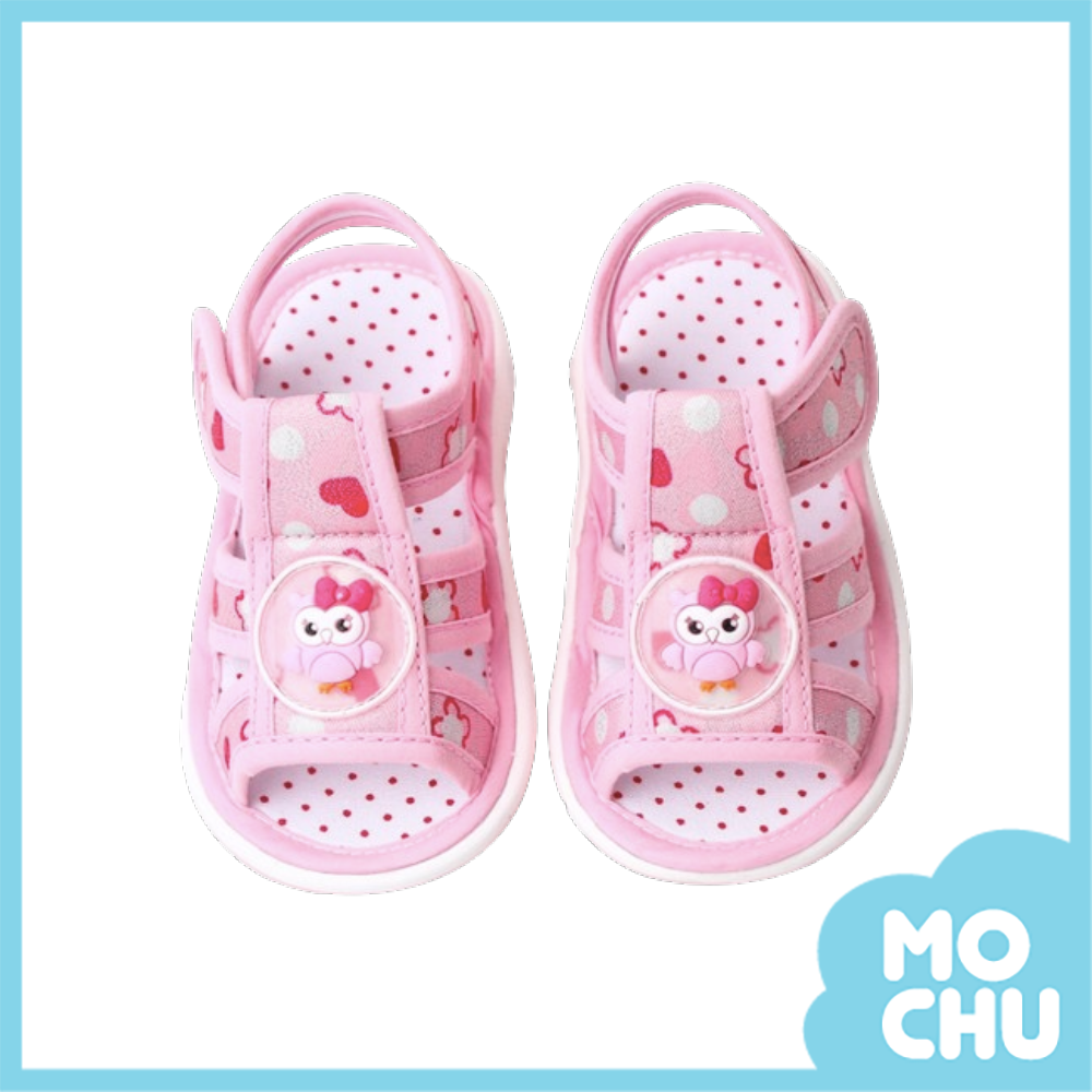 貓頭鷹點點涼鞋(三色）