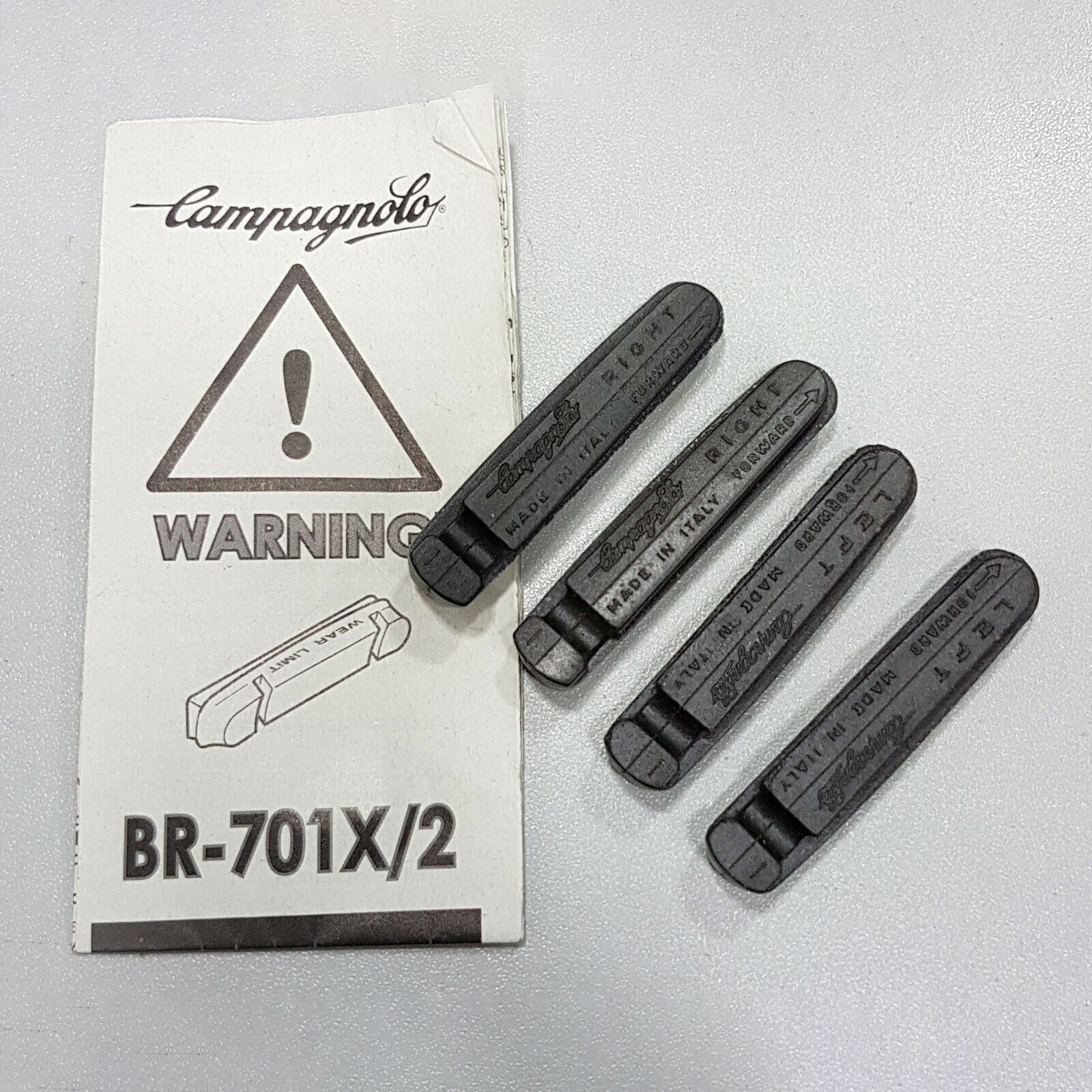 Campagnolo Carbon Brake Pad #BR-701X/2 (Shimano Dura-Ace Brake) 4pcs