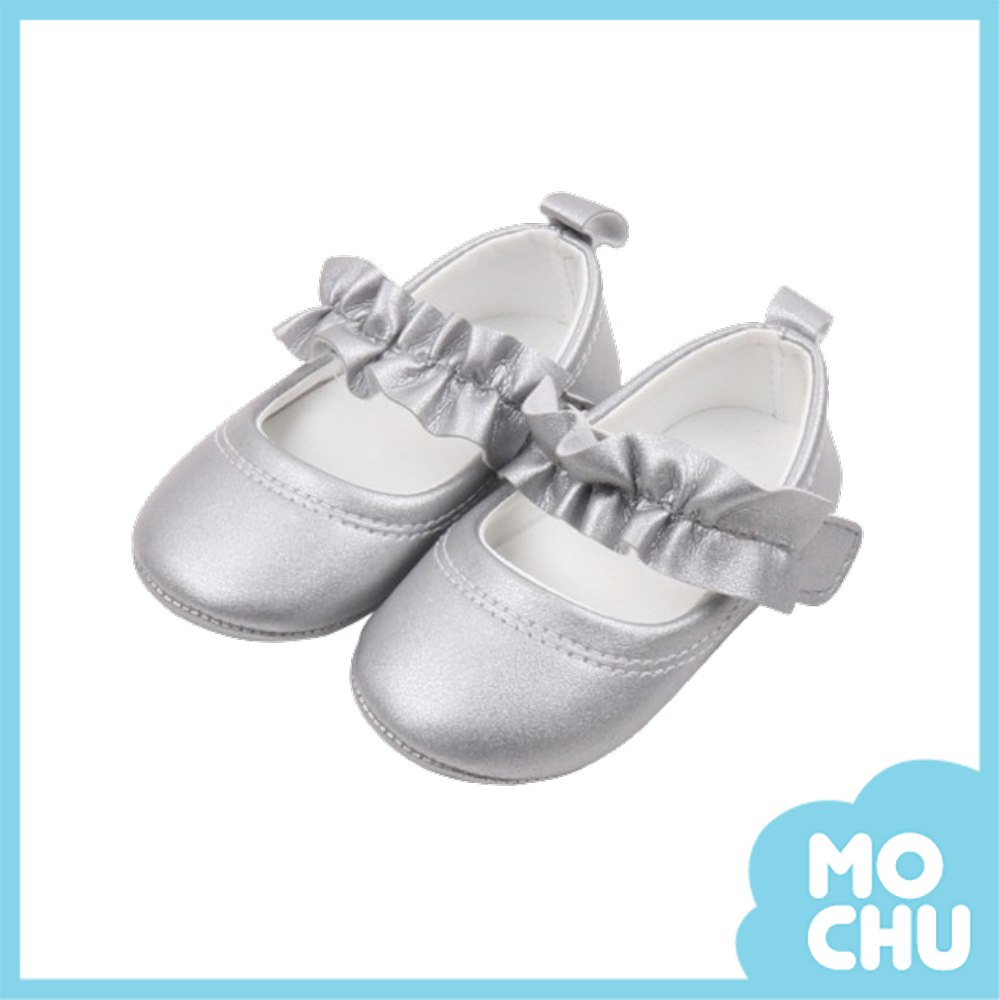 波浪花邊公主學步鞋(三色）
