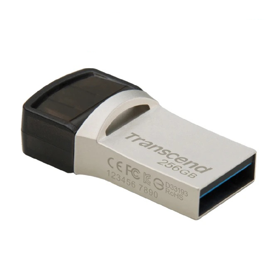Transcend創見 JetFlash 890 usb3.1 gen1 金屬殼隨身碟 type-c USB 雙用碟 OTG 轉接頭