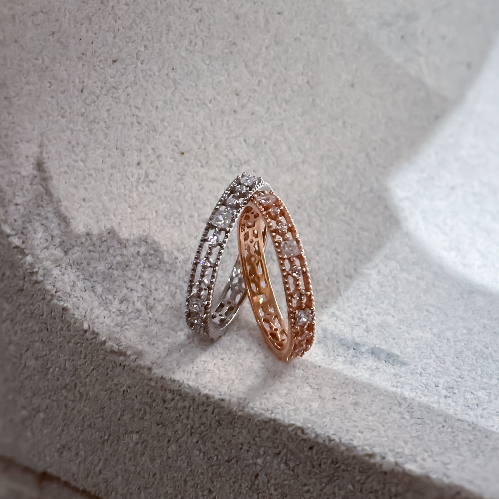 通花閃石戒指 svr24