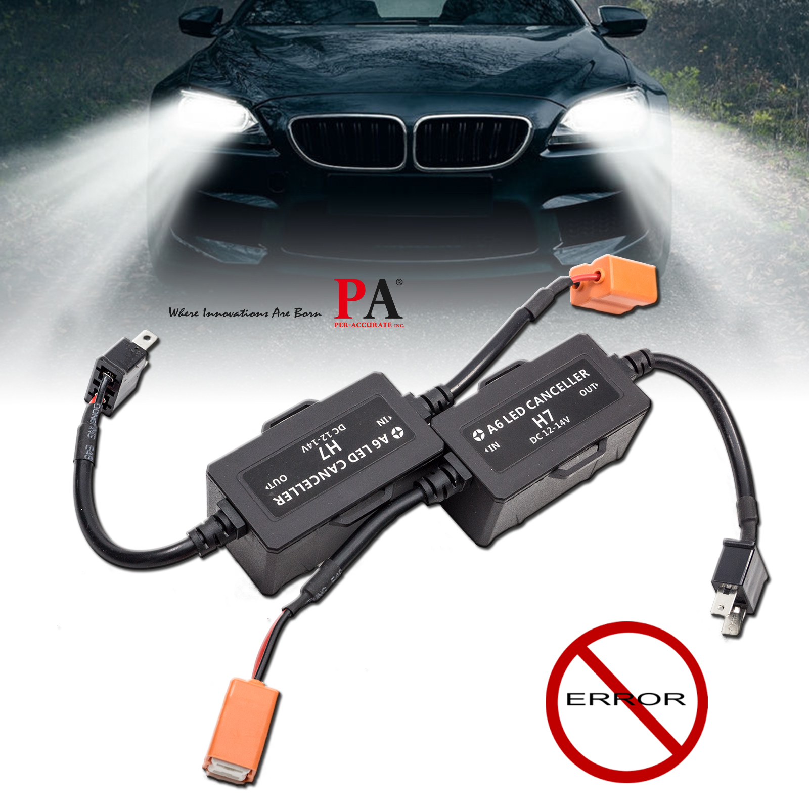 LED 大燈解碼器 汽車LED 頭燈 消除 故障燈 警告燈 故障碼 防閃爍及其他異常 (多款規格)｜【PA LED】